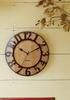 Interform Wall Clock Clock Muse Wood Wood Nordic Brown Black Radio-Controlled CL-8333 30×D4.5cm
