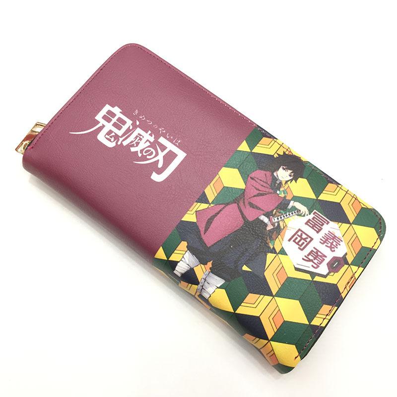 Japan cartoon comics Demon Slayer Long Card Holder Coin Purse Stylish Clutch 0011 KTB
