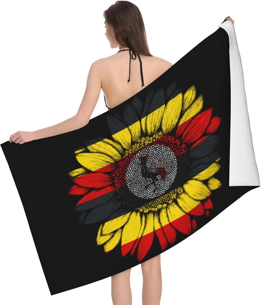 Dominican Republic Flag Beach Towel Fashionable Bath National Flag Style Blanket Lightweight Vintage Beach Towel Thin Towels