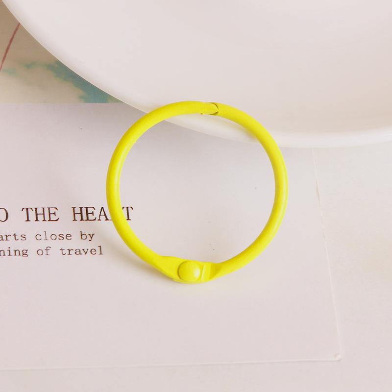 DIY brelok do kluczy: Metalowe ogniwko zaciskowe 30 mm z wykończeniem lakierem wypiekowym