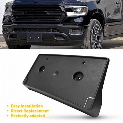 İçin - Dodge Ram Ön Plaka Çerçevesi Braketi Tutucu Siyah