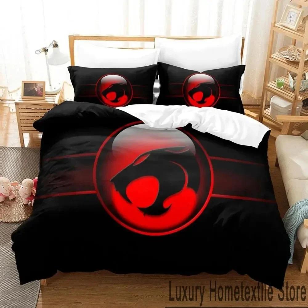 3D Druck Thundercats Bettwäsche Set Jungen Mädchen Twin Queen King Size Bettbezug Kissenbezug Bett Jungen Erwachsene Heimtextil