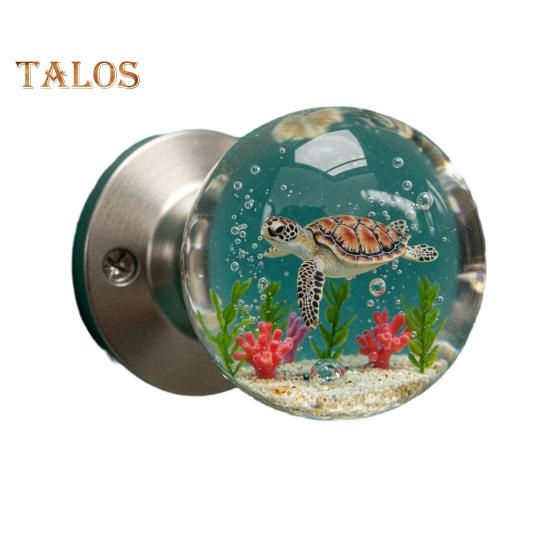 Decorative Door Handle High Durability Simple Installation Nature-Inspired Transparent Doorknob Cabinet Pull
