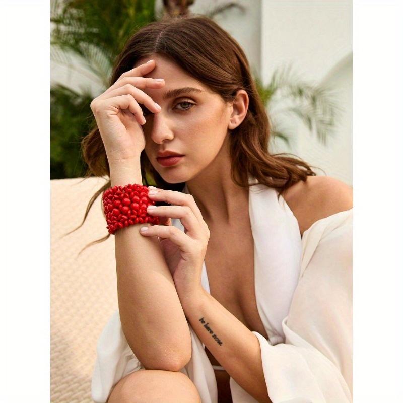 Tropiscape Minimalist Wooden Bangle Vacay Vibes Vacation Relax Beach