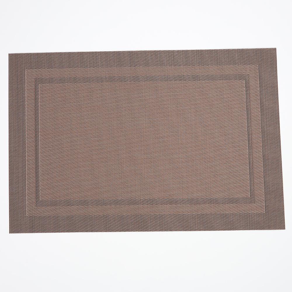 Placemats Set of 4, Heat-Resistant Woven Vinyl Placemat, Non-Slip Washable PVC Table Mat, Easy to Clean Premium Plastic Mats