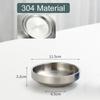 Flat 201/304 Stainless Steel Dish Plate Cooking Noodles Bowl Thickened Dinner Plate Seasoning For Kitchen Restaurant Tableware