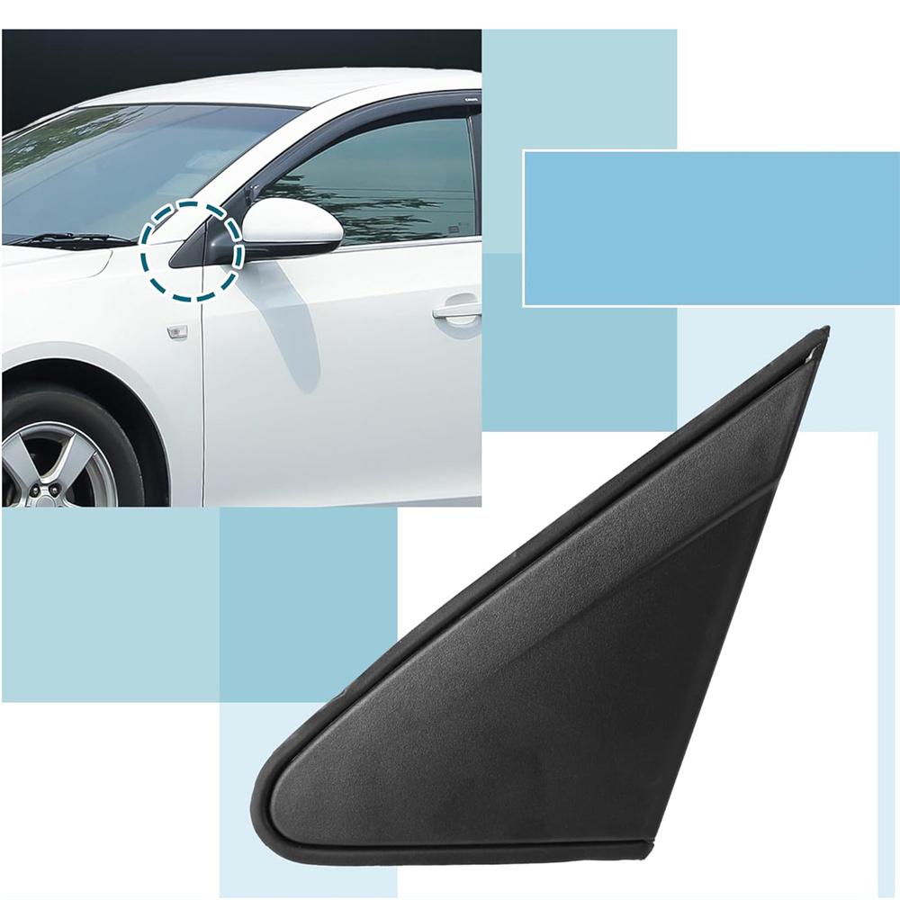Pair Front Mirror Triangle Molding Left Right Side For Chevrolet Cruze 2009-2014