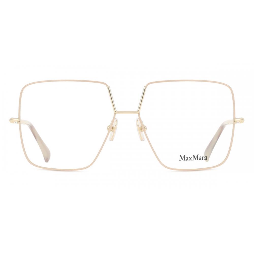 

Max Mara Women Eyeglasses 025 Mm5120 Shiny Ivory/Gold/55-13-135