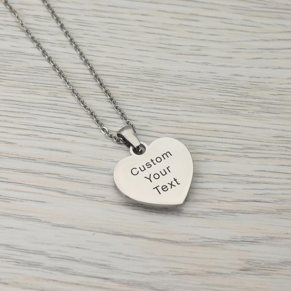 Picture Necklace Personalized for Women,Custom Photo Love Heart Projection Pendant, Valentine's Day gift,gifts for mom