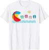 Funny Beach Ball Flip Flops Swimming Summer Vacation T-Shirt Unisex T-Shirt