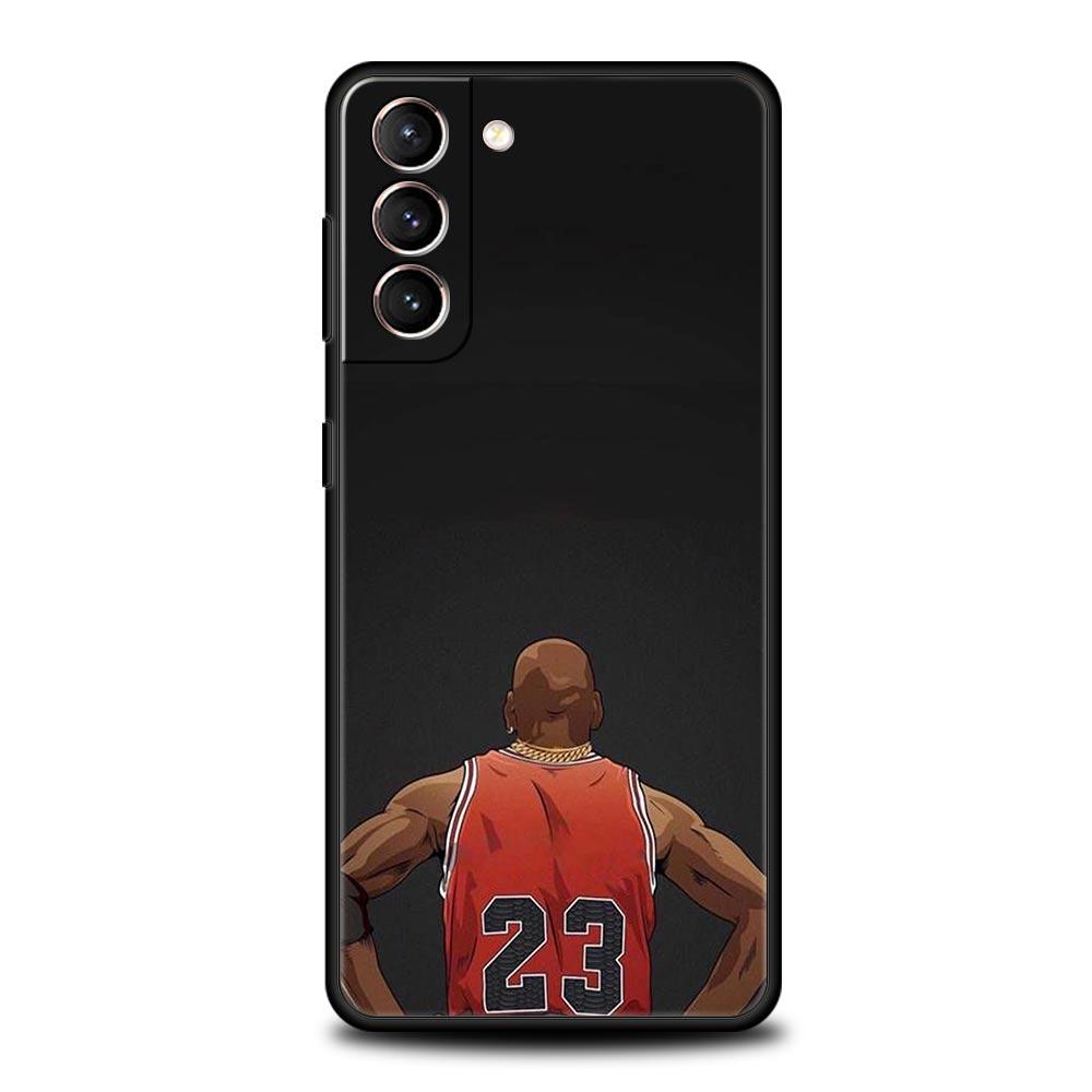 Basketball Basket Sports Phone Case For Samsung Galaxy S25 S24 S23 FE S22 Ultra S20 S21 5G S10 Plus S10E Soft Black Cover S21 FE 5G