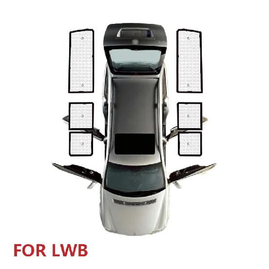 Full Covers Sunshades for Volkswagen VW Transporter T5 Caravelle Multivan Doubleback LWB 2003~2015 Windows Visor Mat Accessories