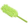 Dust Removal Stainless Steel Dust Duster Green Telescopic Cleaning Brush Portable Washable Feather Duster Household