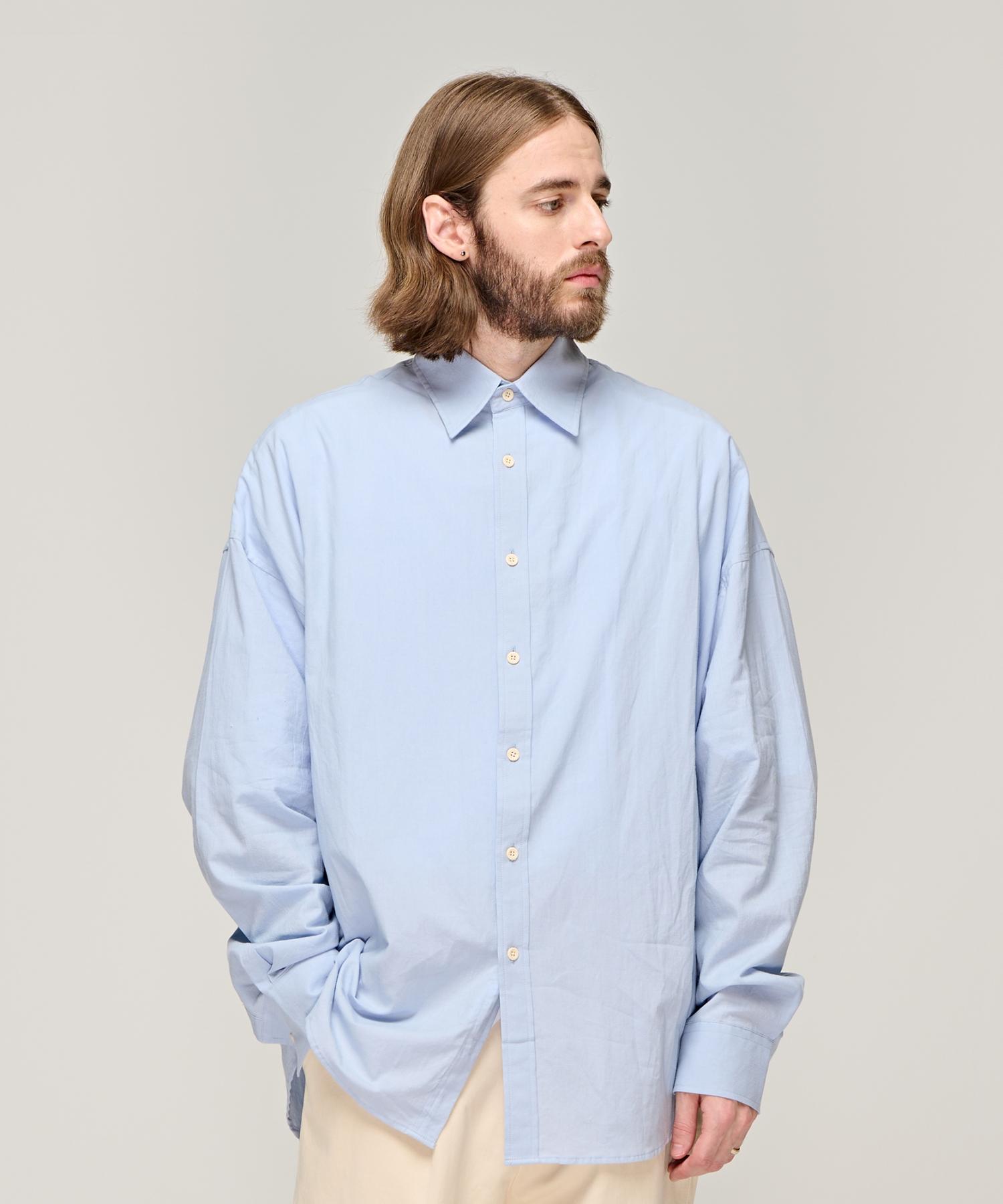 Cargo Bros Cb Pastel Poplin Overshirt (Light Blue) Free