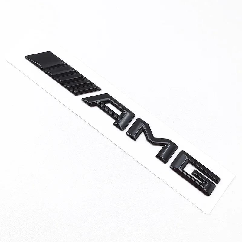 

3D Black C63S Logo Letters V8 BITURBO Badge Car Rear Star Sticker Trunk AMG Emblem For Mercedes Benz AMG W205 C205 Accessories