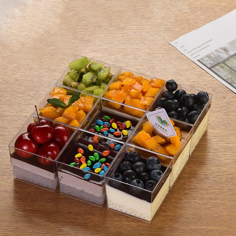 Disposable Square Dessert Cups