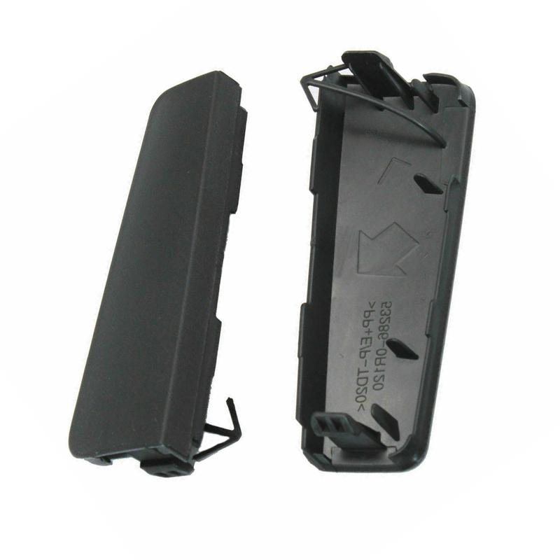 2Pcs Left Right Front Bumper Tow Hook Cover Cap Plastic For Toyota RAV4    53286-42130 53285-42120