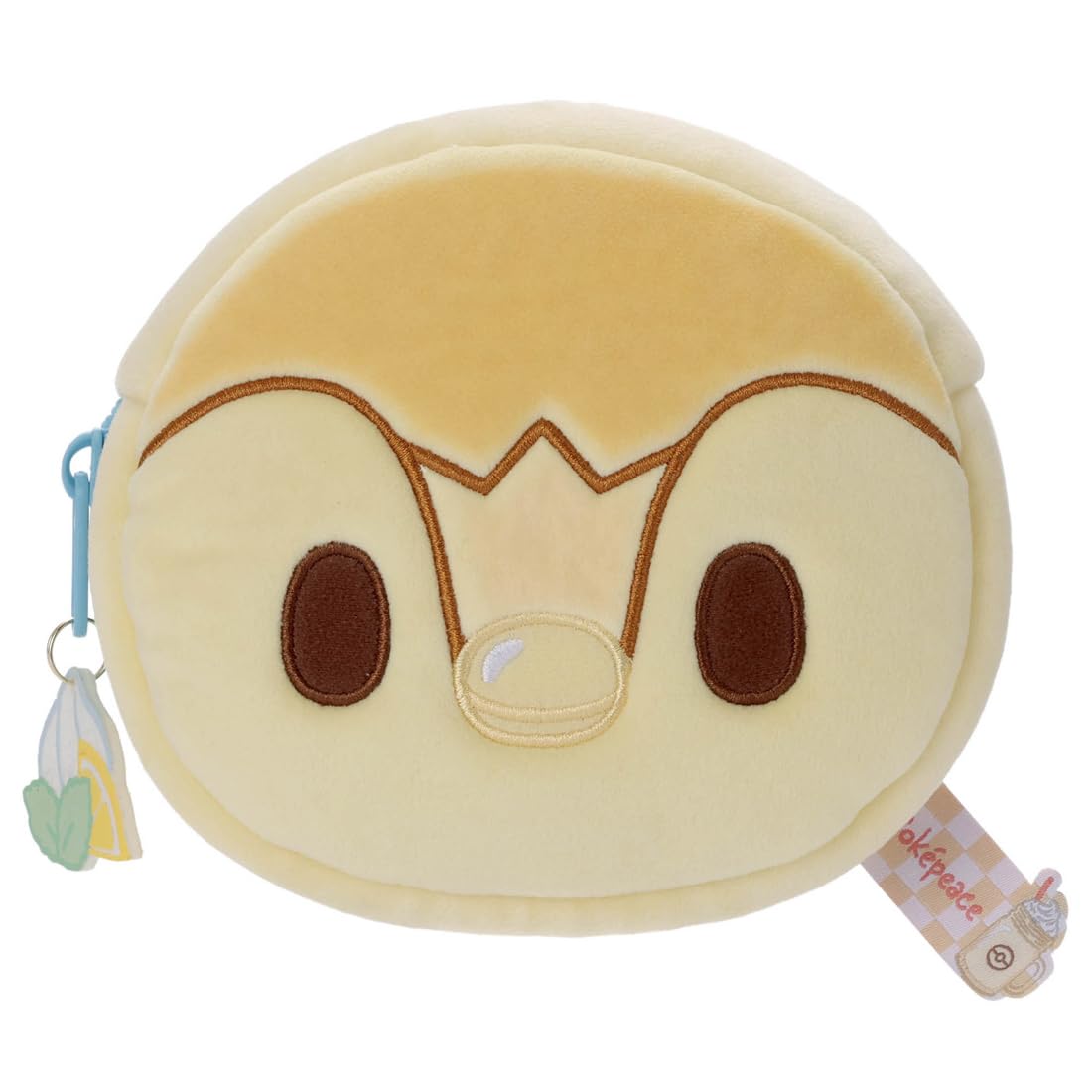 Takara Tomy Arts PokePeace Плюшевая косметичка Покемон (Блинный стиль) Пингвиноид, Ширина прибл.. 15.5cm