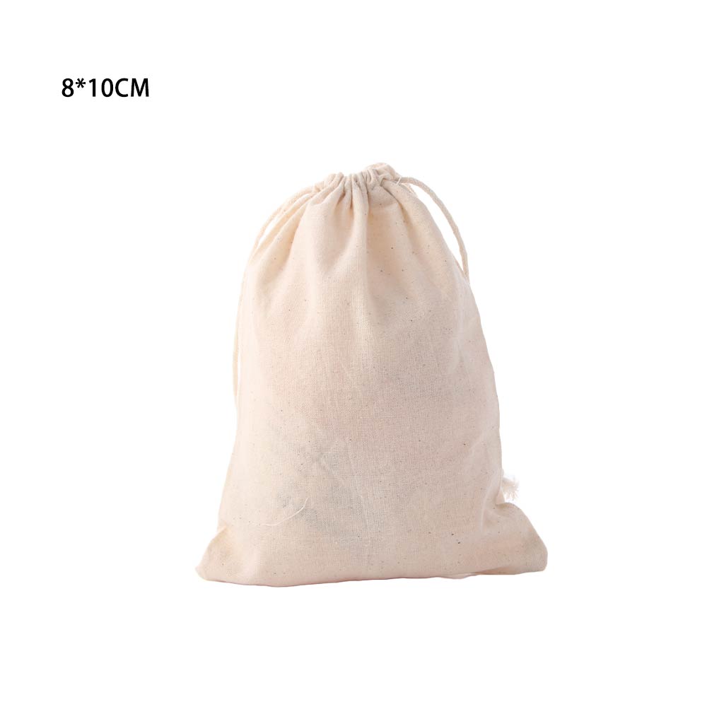 Cotton Fabric Dust Cloth Drawstring Storage Bag Clothes Socks/Underwear Shoes Receive Bag Home Sundry Kids Toy Storage Bags