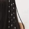 80pcs Metal Cuff Clips Hollow Out Hair Ring Dread Locks Hair Braid Tubes Dreadlocks Beads  Decor