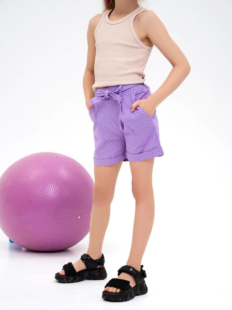 Pantaloncini di cotone a pois ISSA Plus