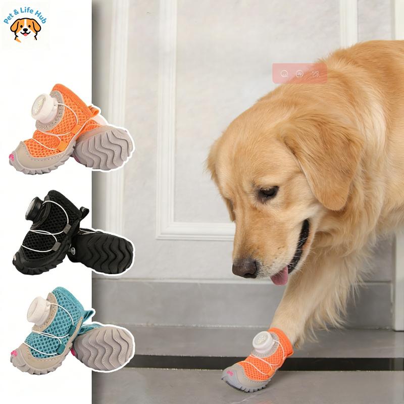 New Summer Soft Sole Dog Shoes for Small Dogs, Button Design Thin Pet Boots for Teddy Pomeranian Bichon Chihuahua