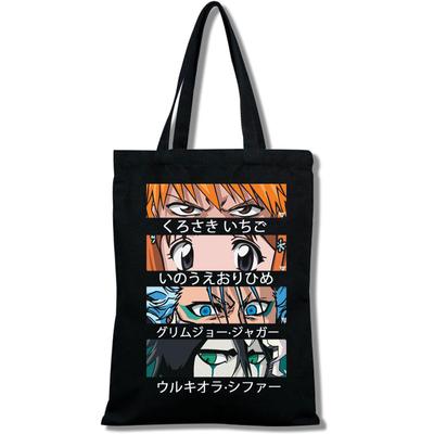 Death Note Bleach-Ichigo alışveriş çantası, spor çantası, bez çantalar, alışveriş çantaları, eko çantalar