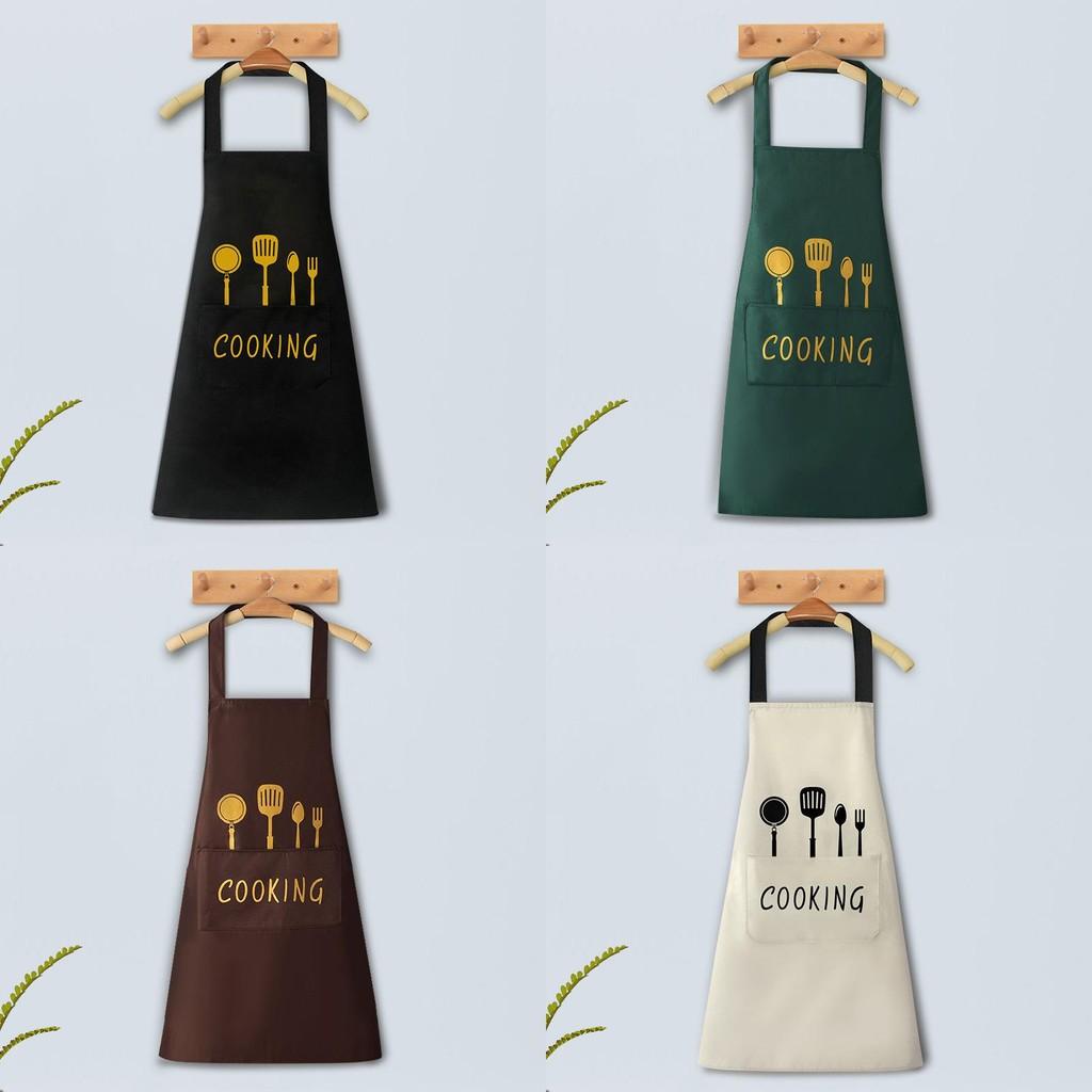 Sling Aprons Fork Wipes Kitchen Waterproof Oil Resistant Thicken Oversizeds