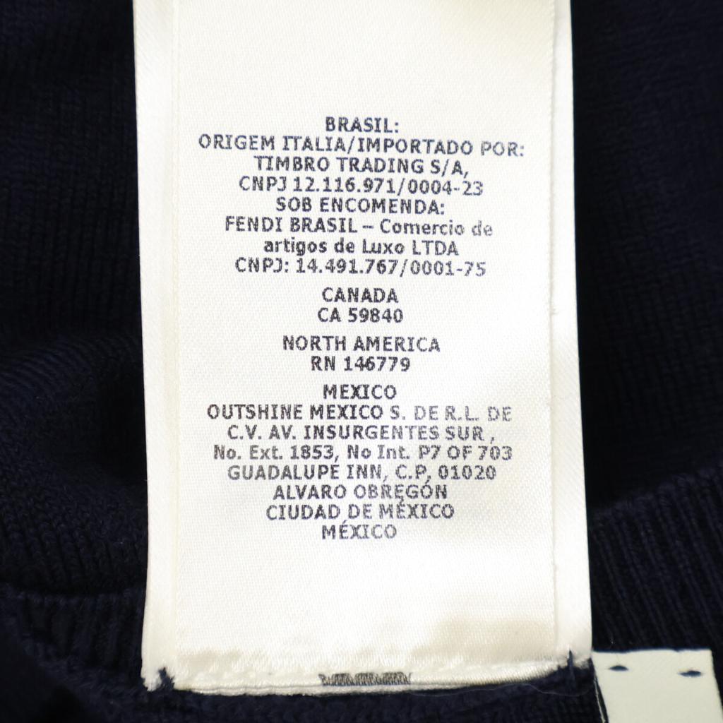 FENDI Navy FZDB93 A0EZ 23-year-old knit dress 40 NavyUsed