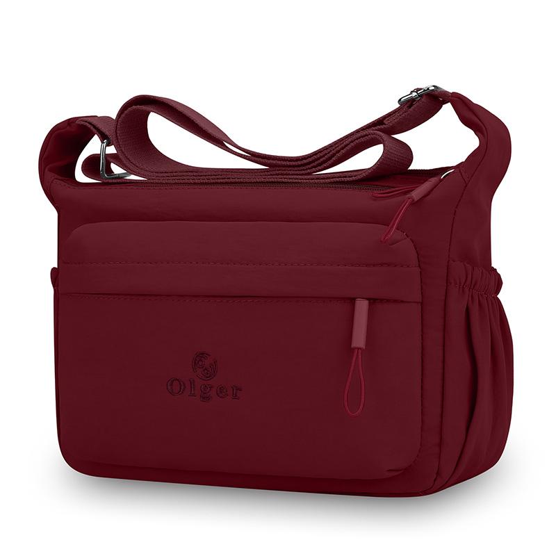 Damska torba crossbody Duża pojemność Nylonowa wodoodporna torba Wielokomorowa torba na ramię
