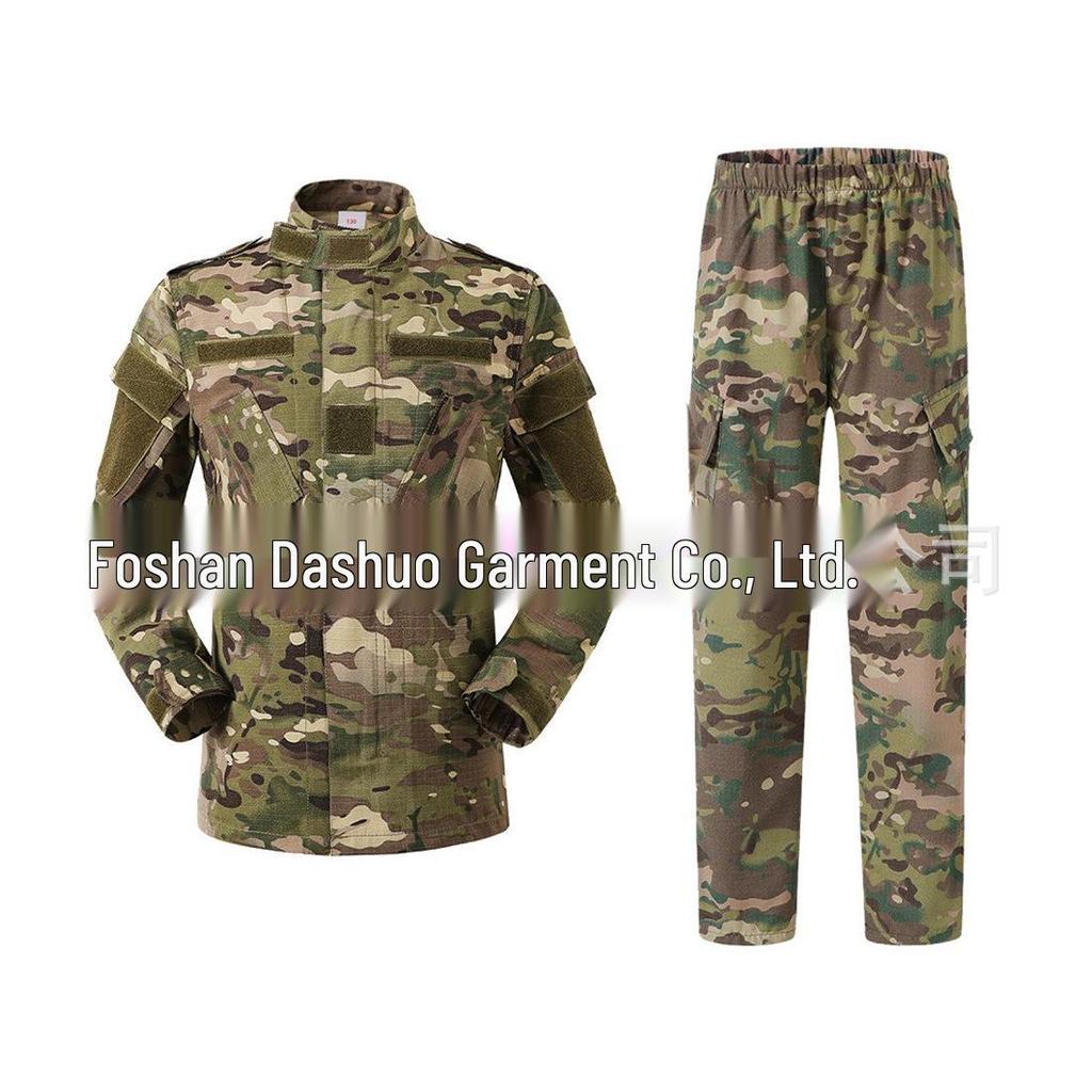 Children's Camouflage Suit Set for School Military Training and Summer Camp