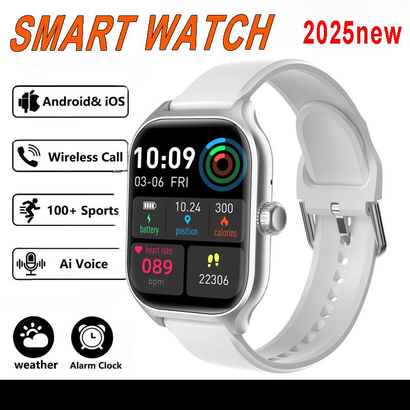 New Smart Watch Men Women Heart Rate Sleep Health Monitoring BT Call Message Notification Multi-sport Mode Smartwatch