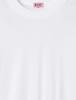BVD Warm Crew Neck Short Sleeve Cold Weather White Men's T-Shirt, Fleece-Lined, 100% Cotton, Protection,