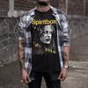 Koszulka Muzyka Metalowa, Holy Roller, Sun Killer, Merch Spiritbox, Bawełniany T-shirt Unisex