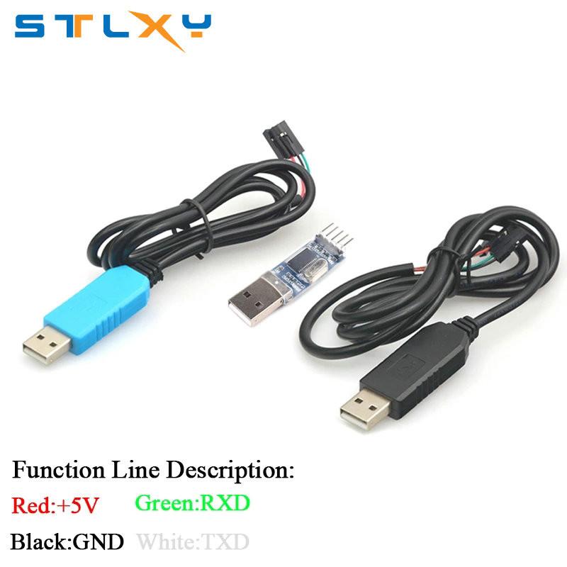 RS232 Converter PL2303 PL2303HX USB to UART TTL Cable Module 4P 4Pin Intelligent Electronic Serial Cable Supports Linux Mac Win7