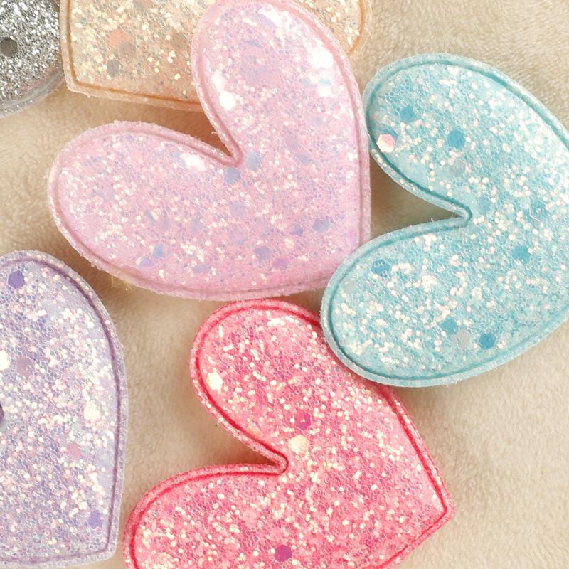 Duoku Three-Dimensional Love Badge Embroidery Sticker Sequins Love Accessories Hairpin Cloth Label Clothing Accessories Patch Cloth Sticker