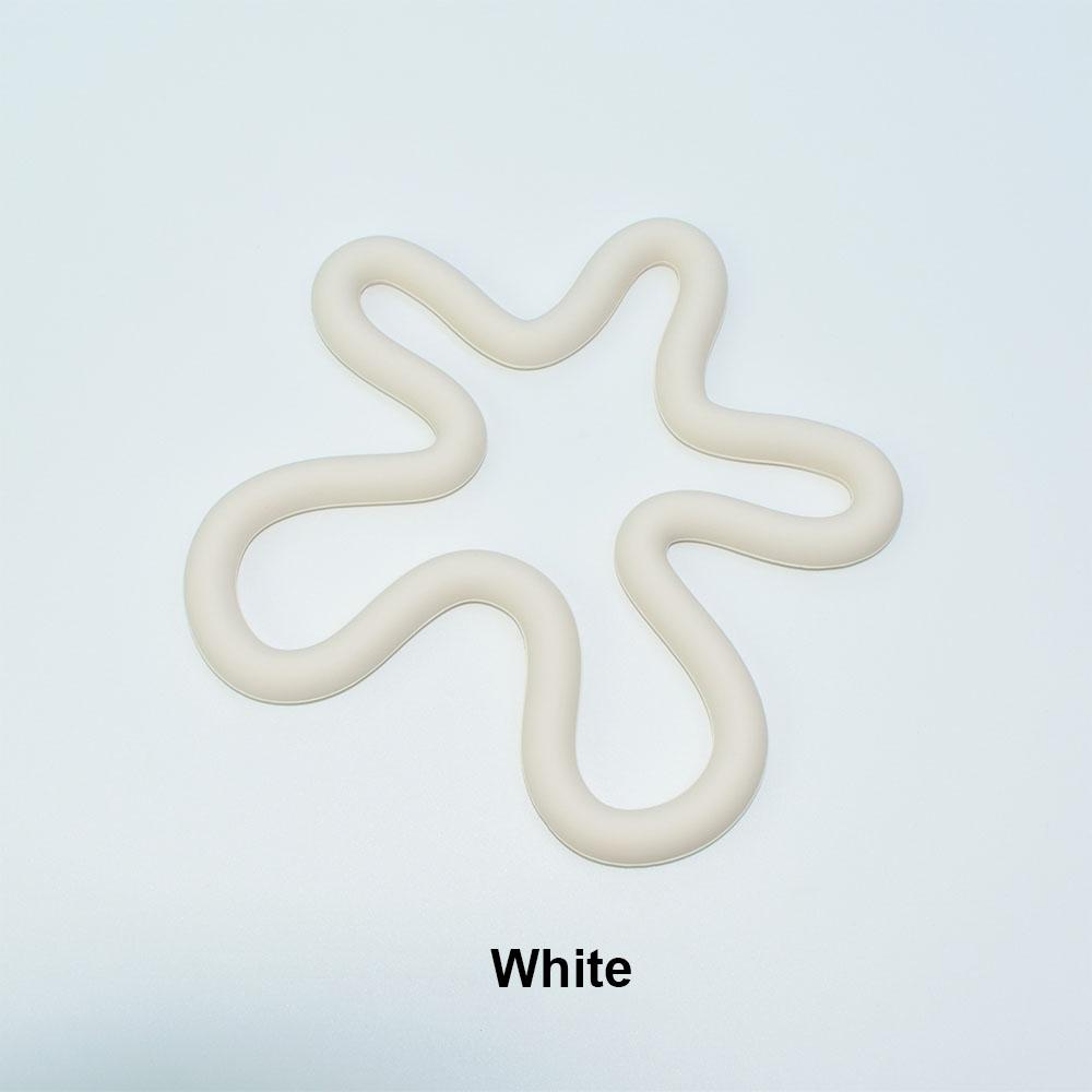 1/2/3PCS Irregular Silicone Heat Insulation Placemats Coffee Coasters High Temperature Resistant Home Kitchen Bowl Mats Pot Mats