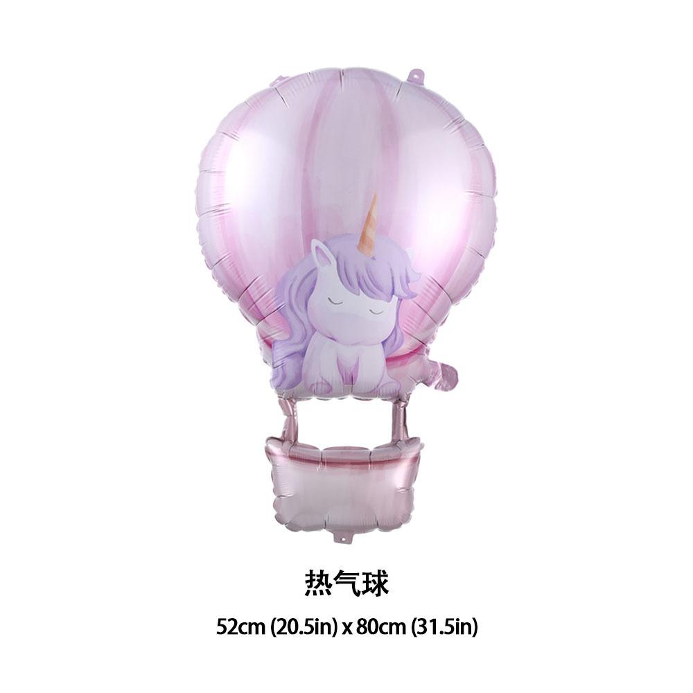 Aluminum Foil Unicorn Balloon Birthday Party Children Birthday Balloon Party Decoration Baby Full Moon Commemoration Baloon