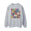 Tom And Jerry Womens/Ladies Grid Squares Sweatshirt