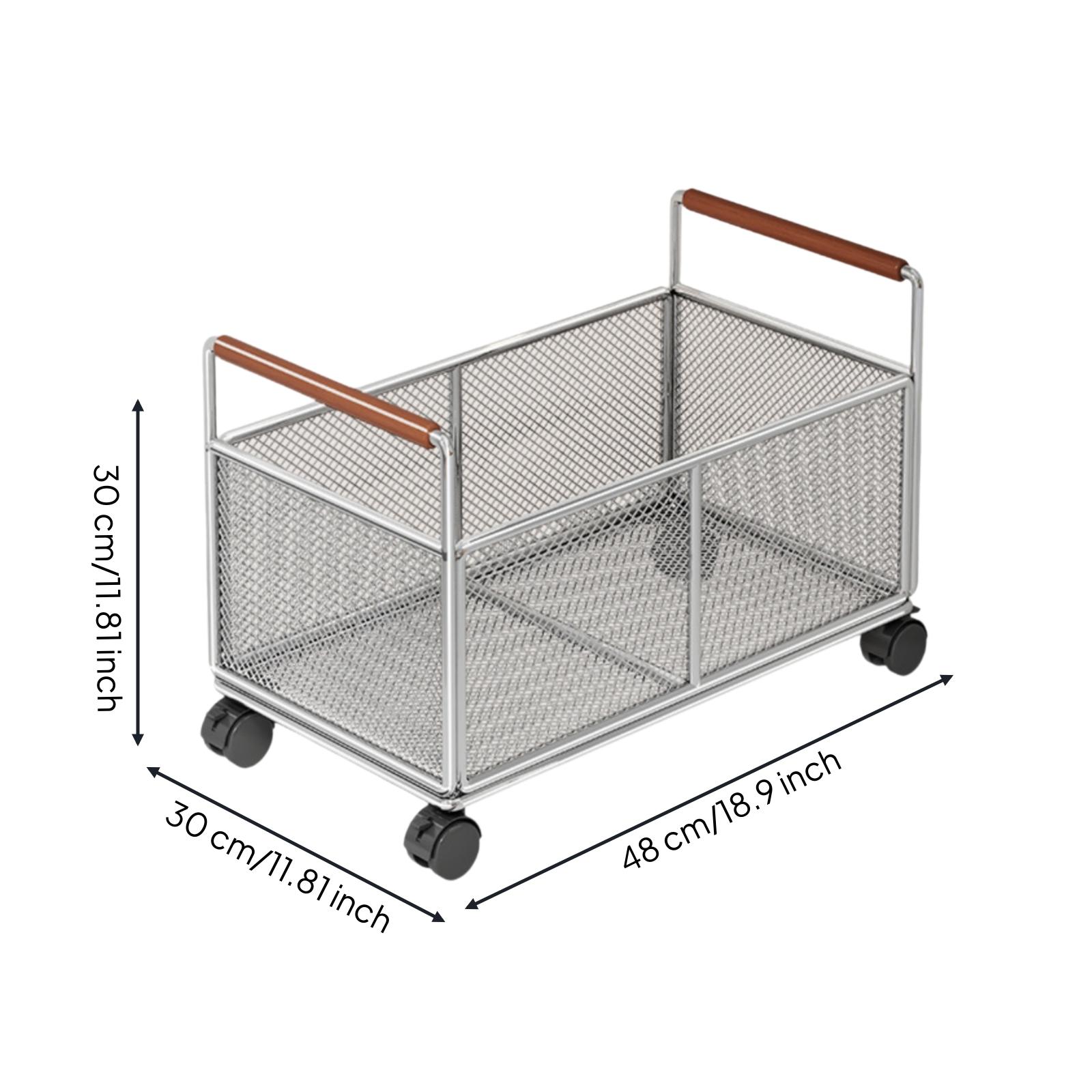 Easy to Move Mesh Basket with