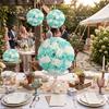 Artificial Flowers Rose Ball for Centerpieces Table Faux Rose Arrangements for Weddings Birthday Party Decor Plastic