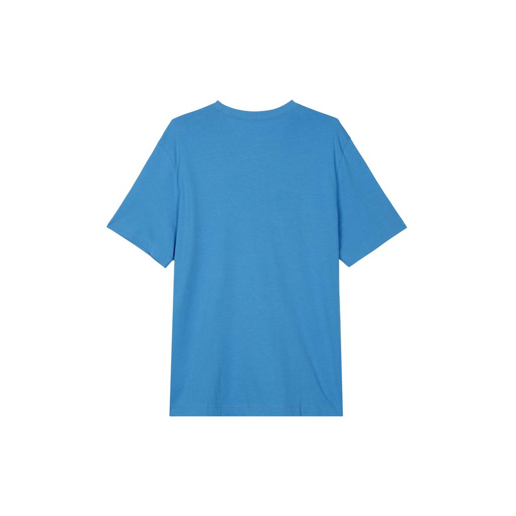 Nike T Shirts Men's Blue Crew Neck Moderate Straight Fit DR7808-435