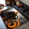 Ghost Rider Area Rug Suitable for Indoor And Outdoor,Carpets for Playroom, Homes, Offices, Living Rooms,Home Decor,Christmas Fan Gift