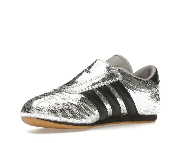 Adidas Taekwondo Silver Metallic Black JH9664 Women's Size