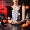 532ml Coffee Cup Halloween Ghost Hat Pumpkin Skull Web Cauldron MotifFlip Lid Coffee Cup Car Portable Cup Outdoor Water Cup