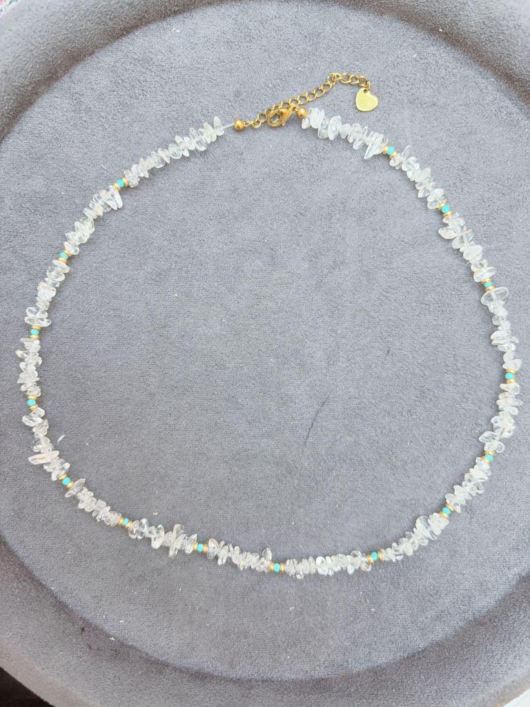 Handmade White Crystal Beaded Bracelet 2025 - Elegant Light Luxury Socialite Style