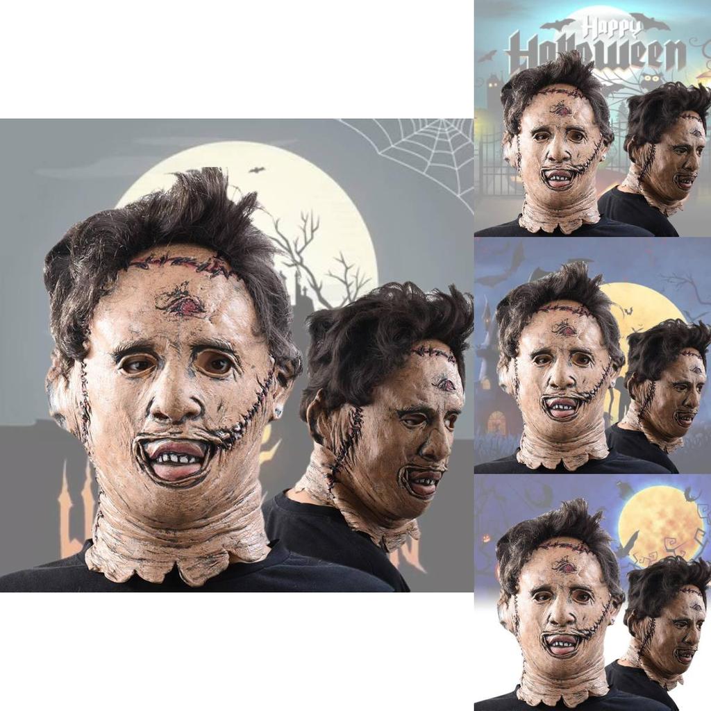 Scary Chainsaw Killer Realistic Latex Horror Perfect For Halloween Events