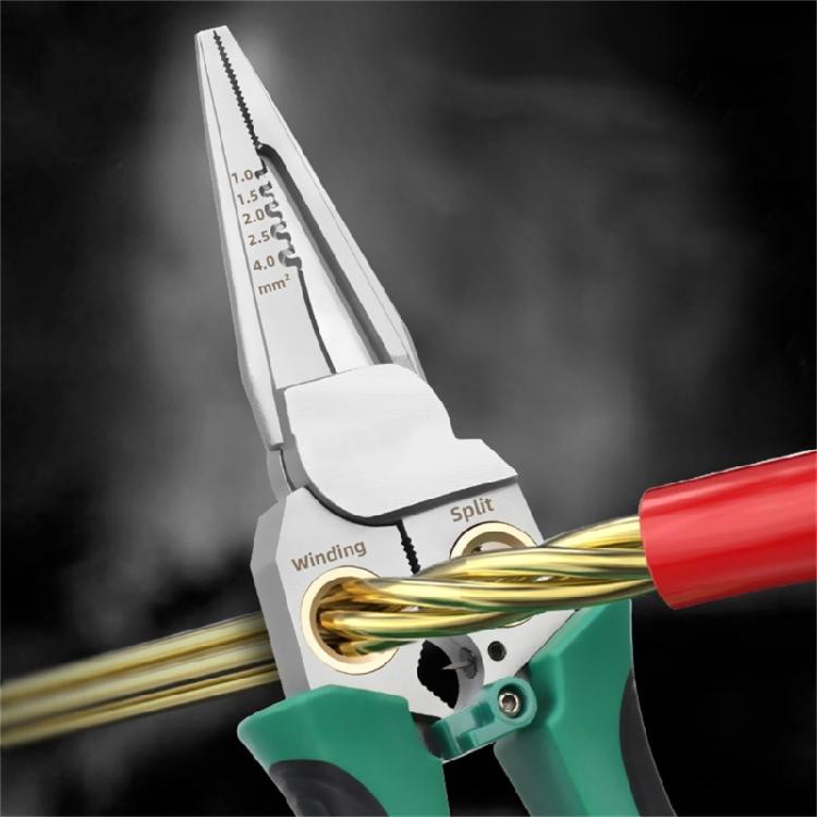 8 In 1 Wire Stripping Pliers Multifunction Electrician Cable Stripper Splitting Repair Hand Tool Pliers