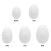 20pcs White Foam Eggs Easter DIY Painting Craft Fake Styrofoam Egg Easter Home Decoration Supplies Kids Favors Toy Gifts