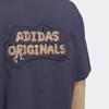 Adidas Originals X Charr Letter Print Crew Neck Long Sleeve T-Shirt Unisex Tops Navy HR3470